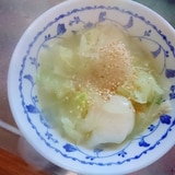 ラーメンのスープで☆野菜スープ